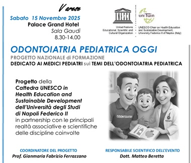Clicca per accedere all'articolo Odontoiatria Pediatrica Oggi - Progetto Nazionale di Formazione dedicato ai Medici Pediatri sui temi dell'Odontoiatria Pediatrica